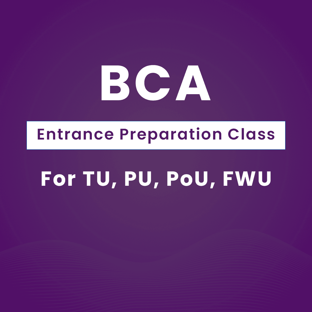 BCA Entrance Preparation Class 