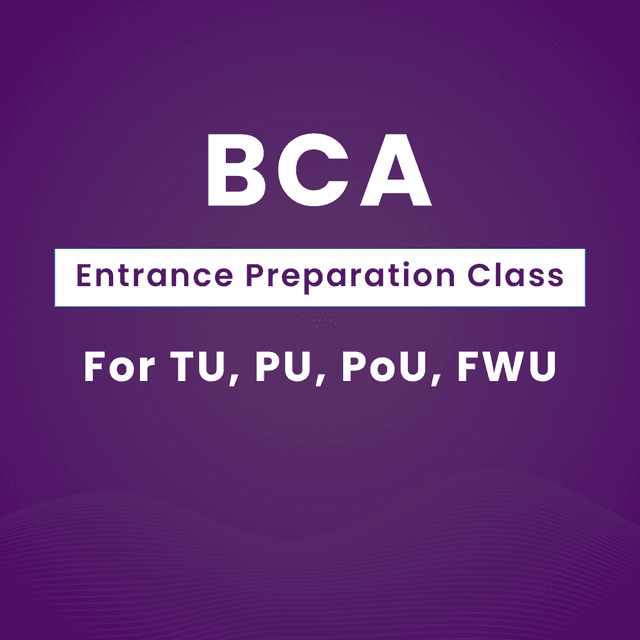 BCA Entrance Preparation Class 
