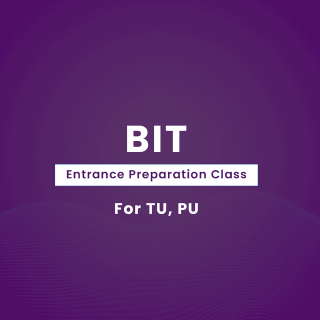 BIT Entrance Prepration Course