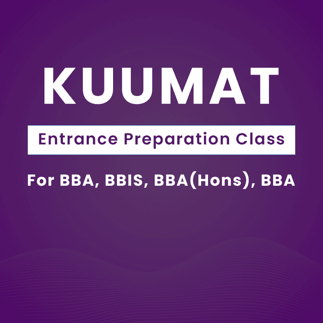 KUUMAT Entrance Preparation Class 